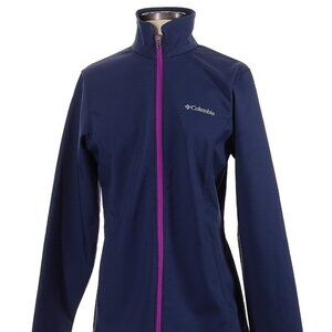 Columbia Women's Navy Jacket with Purple Accents